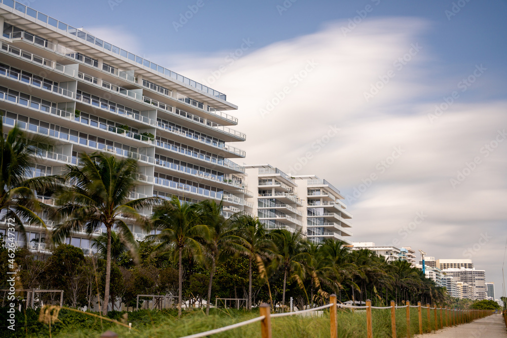 Condominiums on Surfside Beach Miami FL USA Condominiums on Surfside Beach Miami FL USA
