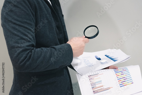 FINANCIAL SERVICE concept as concept. The charts and summary number shows about 
