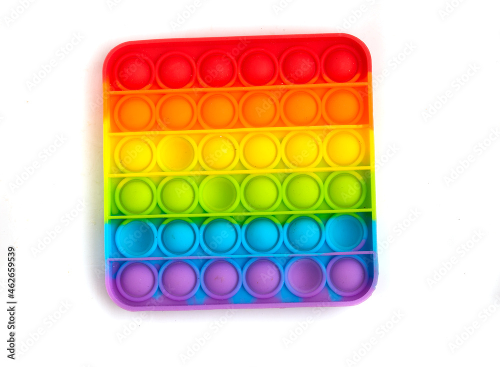 toy pop it on white background toy pop it on white background