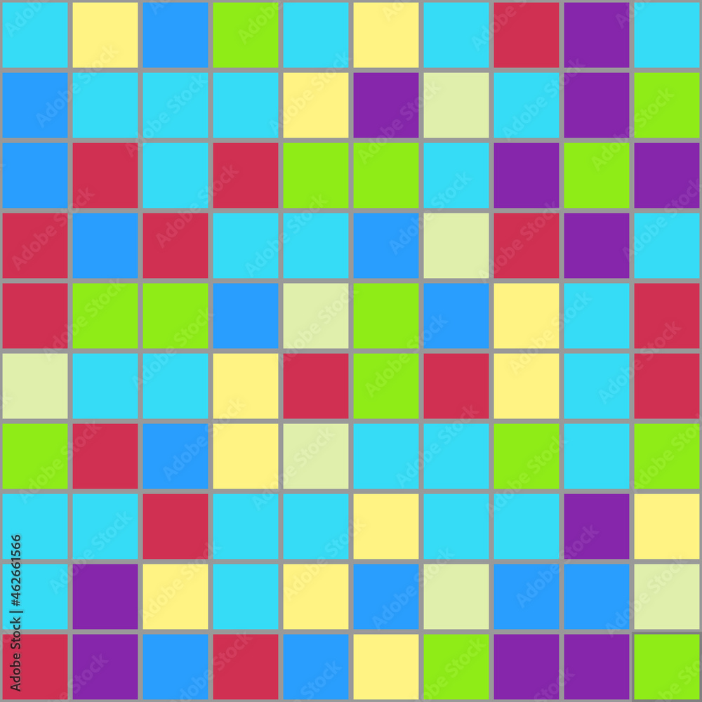 Colorful squares background