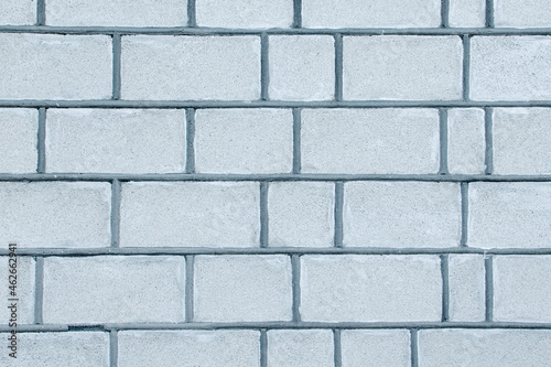 Aerocrete, aerated concrete texture background. Grey big Brick wall background.