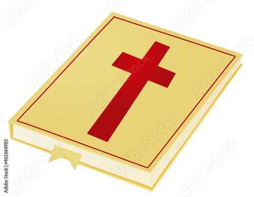Holy bible book. vector illustration