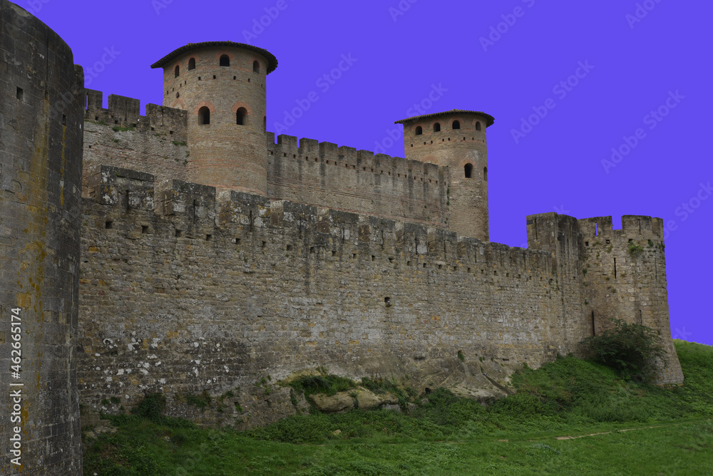 Tours des remparts de Carcassonne, France