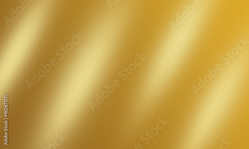Golden gradient metallic shiny glossy soft blurred texture background. 