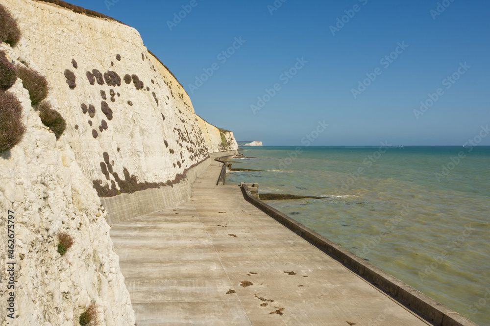 Seafront promenade at Peacehaven, Sussex, England