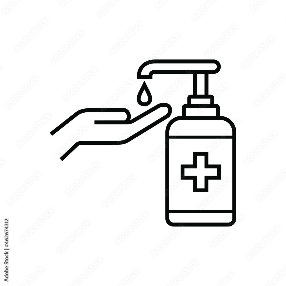 Hand sanitizer icon isolated on white background from coronavirus collection. Hand sanitizer vector design illustration. Hand sanitizer pump bottle, washing gel, alcohol gel, Hand sanitizer icon isolated on white background from coronavirus collection. Hand sanitizer vector design illustration. Hand sanitizer pump bottle, washing gel, alcohol gel,