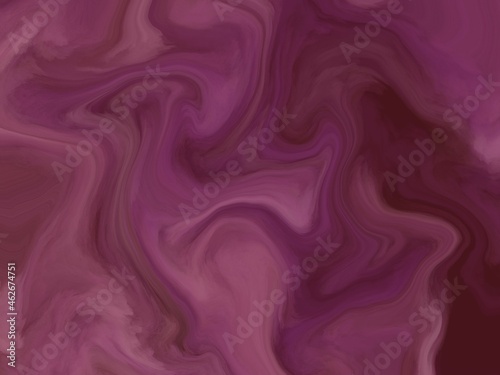 Abstract bright pink burgundy background, painted in the style of fluid art, smoke effect