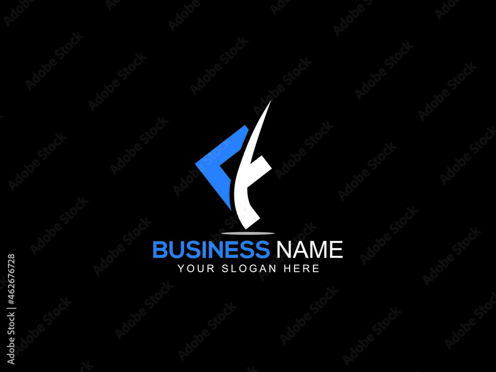 Letter F Logo Creative f f f Logo Icon Vector For Your Simple