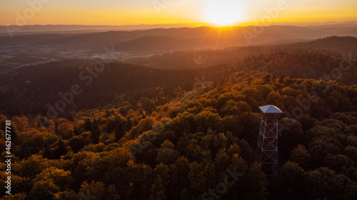 Sunrise over the mountains