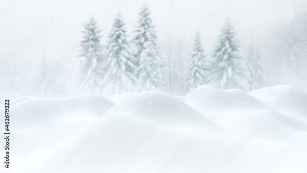 Beautiful snowy blurred winter landscape holiday greeting card concept background. Beautiful snowy blurred winter landscape holiday greeting card concept background.