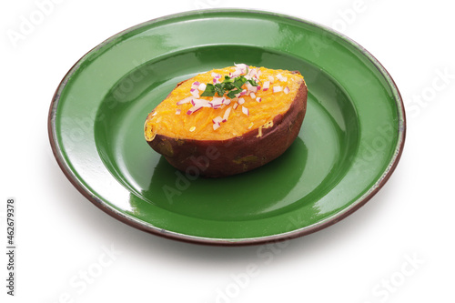 Canvas Print coconut kau kau is a papua new guinean baked sweet potato with coconut cream