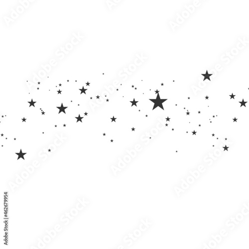 Pattern with stars trail  meteoroid comet asteroid