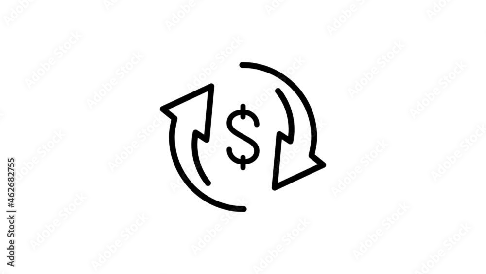 Animated finance icon. Line business Illustration for website, infographics, presentation. Dynamic, simple minimalistic design. Graphic elements. FullHD 1080p 2D flat. Animated finance icon. Line business Illustration for website, infographics, presentation. Dynamic, simple minimalistic design. Graphic elements. FullHD 1080p 2D flat.