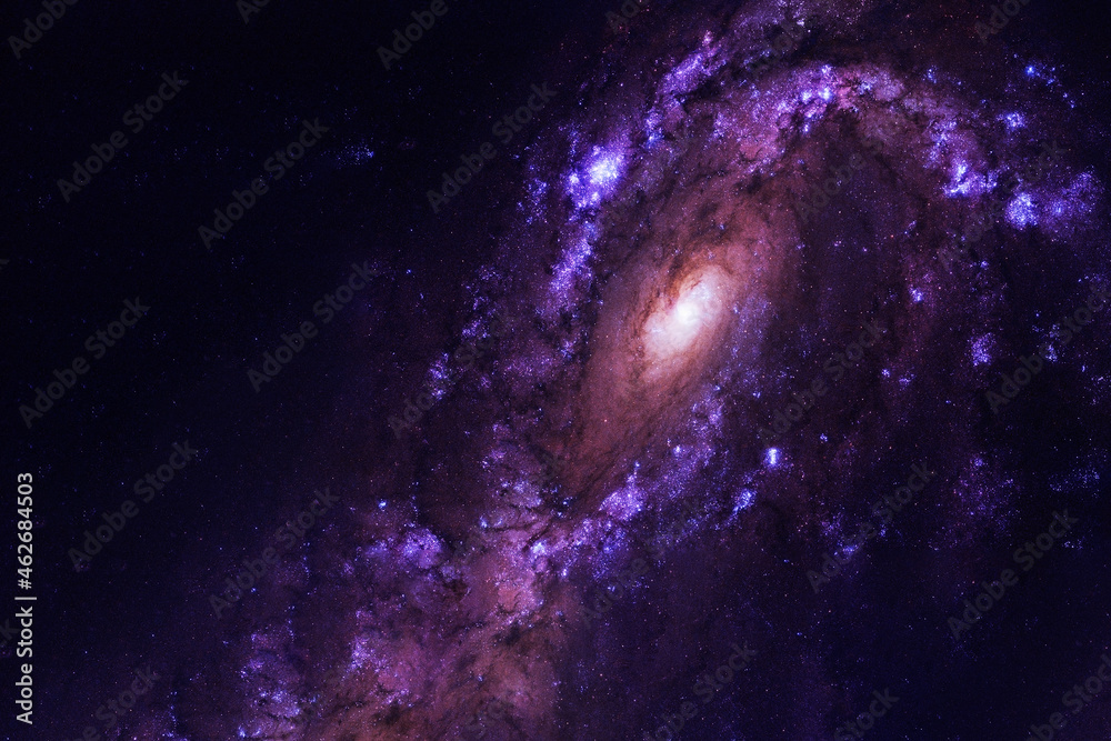 Beautiful spiral galaxy. Elements of this image were furnished by NASA.