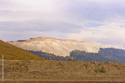massive tailings pile