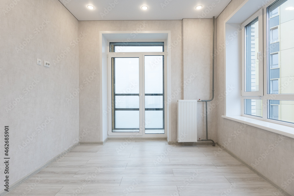 Fototapeta premium unfurnished house or apartment in bright colors