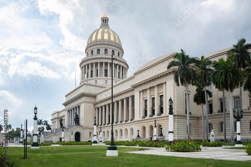 Cuba, Havana, Exterior ofÔøΩNational Capitol BuildingÔøΩ photo
