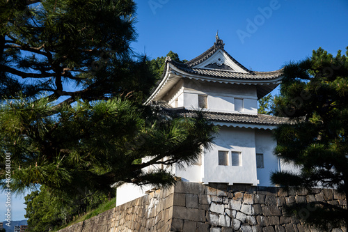 Japan, Hyogo Prefecture, Himeji, Tower of Himeji Castle photo