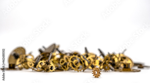 Wallpaper Mural Vintage cogs gears wheels collection set on white background Torontodigital.ca