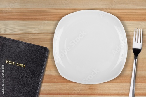Fotografia Fasting and prayer