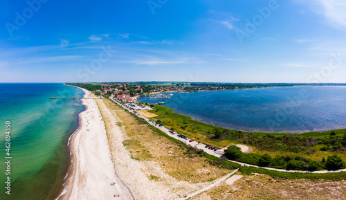Germany, Mecklenburg-Western Pomerania, Bay of Wismar, Peninsula Wustrow, Baltic sea seaside resort Rerik photo
