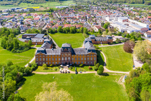 View of Loewenstein Castle, Kleinheubach, Bavaria, Germany photo