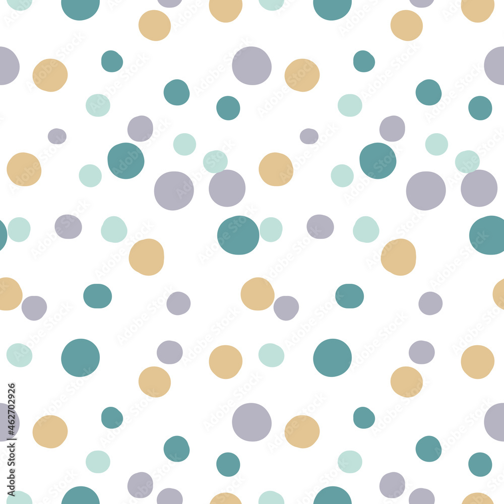 Confetti Seamless Pattern for party, anniversary, birthday. Design for banner, poster, card, invitation and scrapbook