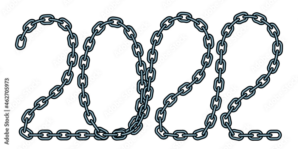 Abstract 2022 chain icon
