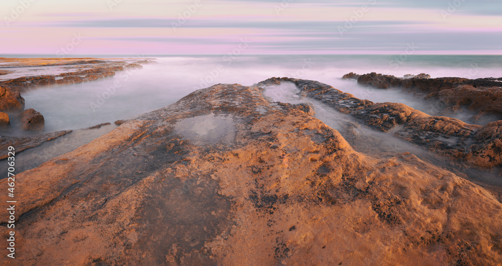 Fototapeta premium long exposure maritime landscape in spain