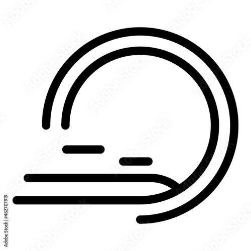 Doctor mri icon outline vector. Magnetic resonance. Medical scanner