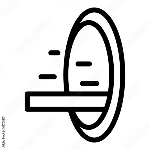 Healthcare mri icon outline vector. Magnetic resonance. Medical imaging