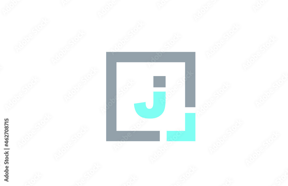 grey letter J alphabet logo design icon for business grey letter J alphabet logo design icon for business
