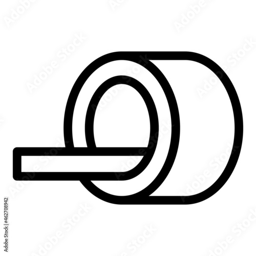 Mri technology icon outline vector. Magnetic resonance. Medical scanner