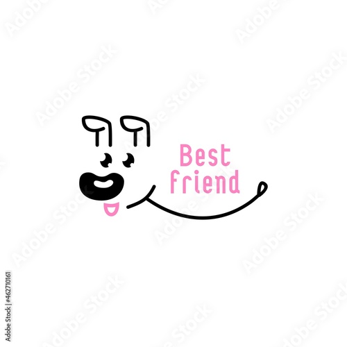 dog best friend logo