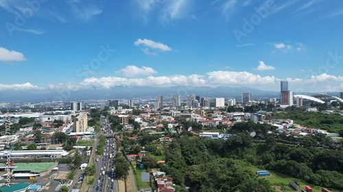 Aerial view of La Sabana park and San Jose, Costa Rica from the West  © WildPhotography.com