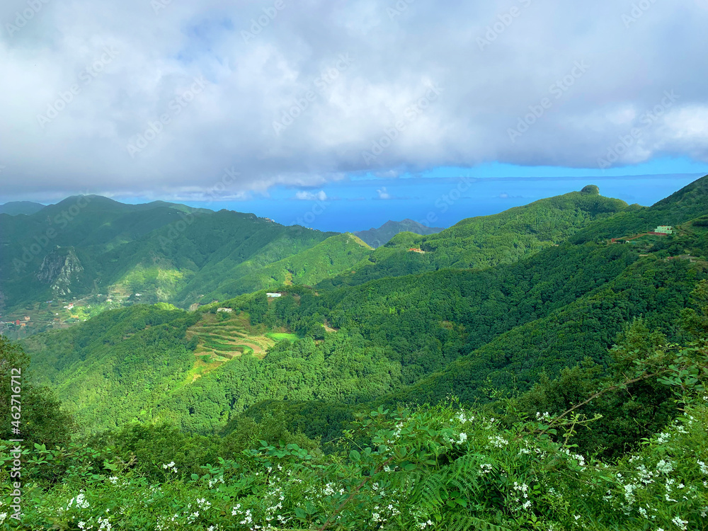 Obraz premium Casas de la Cumbre, Anaga, Tenerife