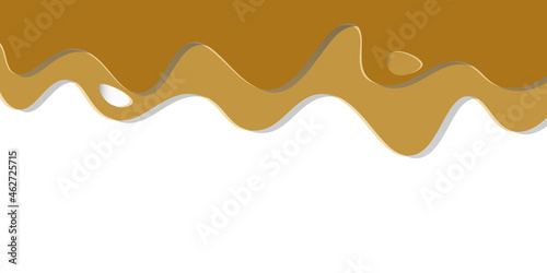 Papercut gold white color 3D modern wave curve luxury abstract background illustration template. Vector design layout for banners presentations, posters. Eps10. decoration, papercraft golden pattern