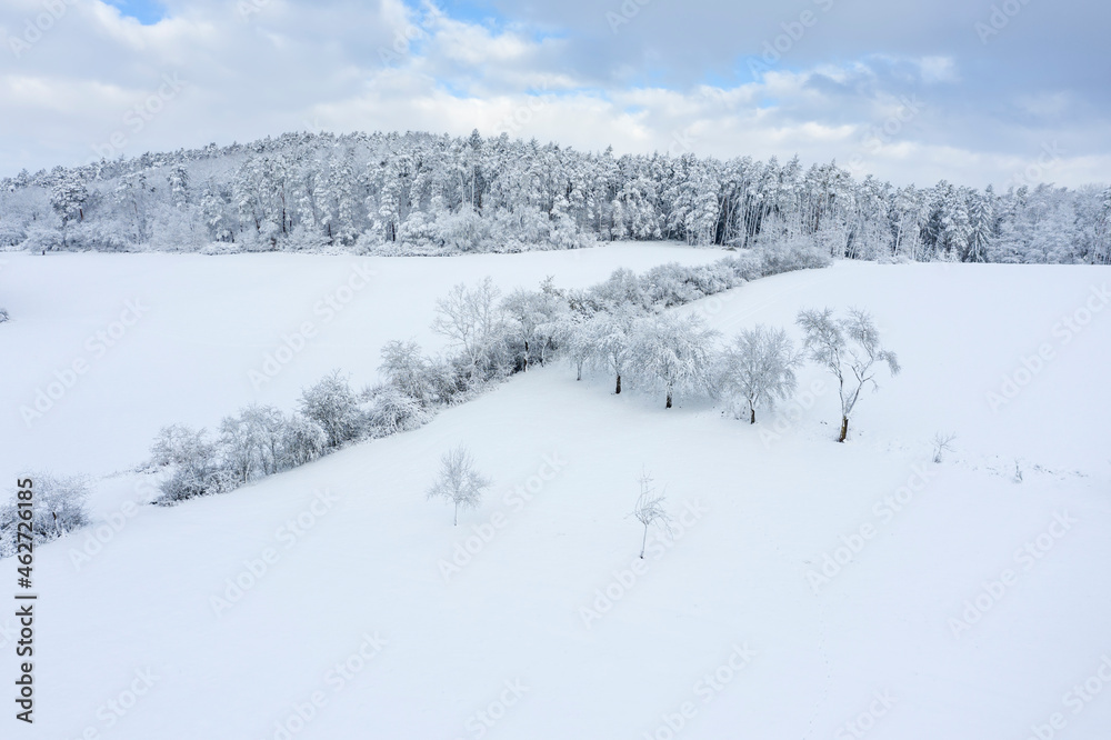 Aerial view ofÔøΩFranconianÔøΩHeights in winter