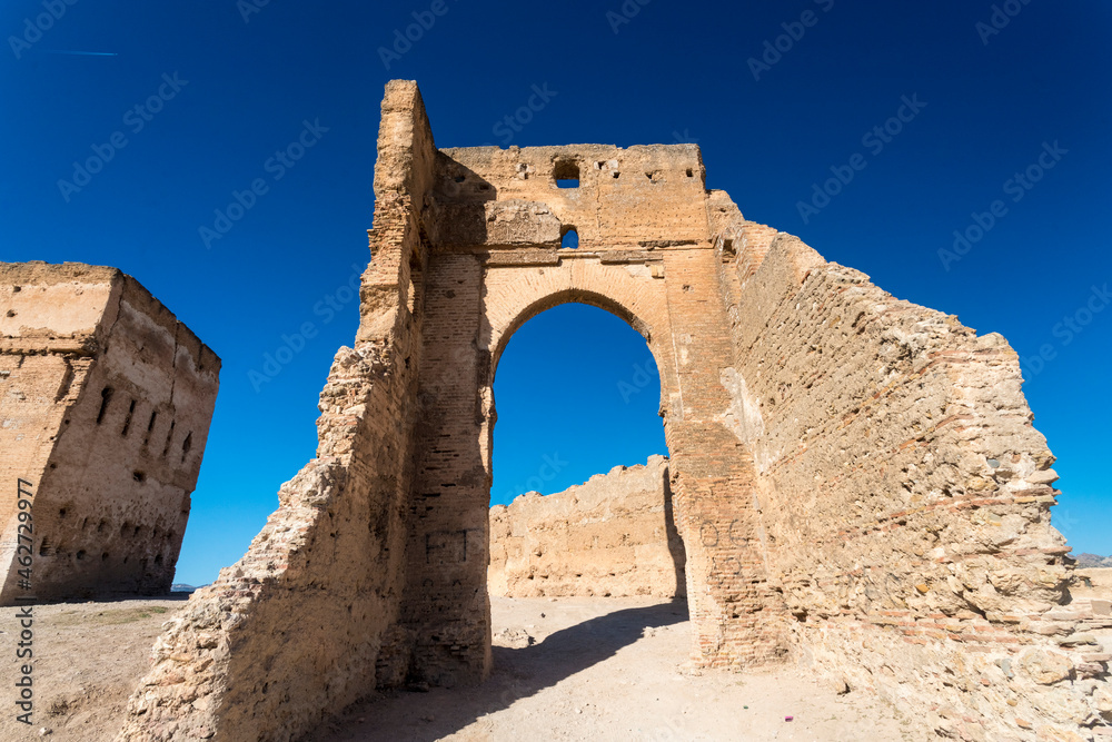 Morocco, Fes-Meknes, Fes, Ruins of Marinid Tombs Morocco, Fes-Meknes, Fes, Ruins of Marinid Tombs