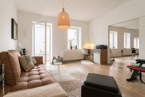 Living room of cozy apartment