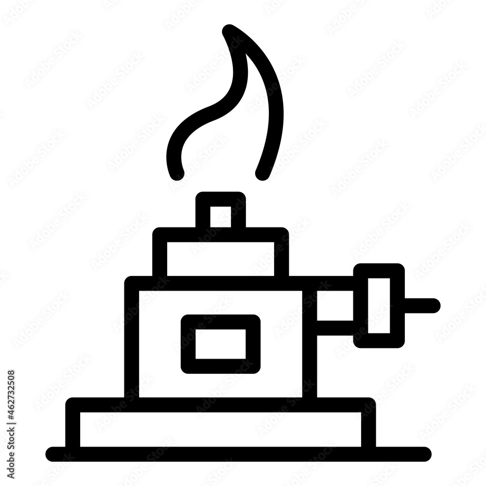 Chemical lab fire icon outline vector. Medical tool. Chemistry test Chemical lab fire icon outline vector. Medical tool. Chemistry test