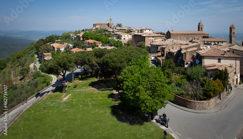 view of the city of town umbria