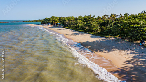 Santa Cruz Cabrália, Bahia. Aerial view of Santo André beach photo