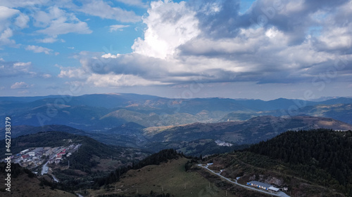 Landscape in Rosia Montana, Romania
