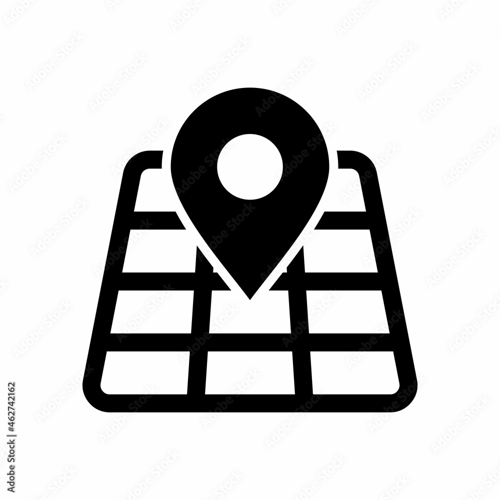 map icon set, map vector set sign symbol map icon set, map vector set sign symbol