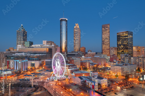 Atlanta, Georgia, USA Downtown Skyline photo