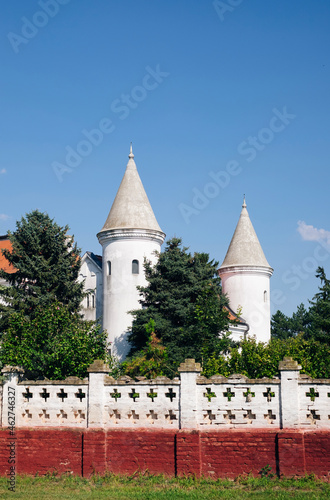 Serbia, Novi Becej, Exterior of medieval castle photo