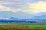 Evening in the Uymon Valley in the Altai Mountains