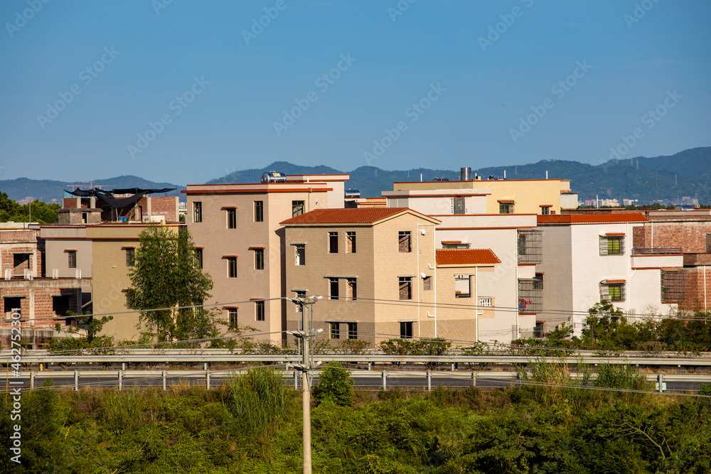 view of the town of the city