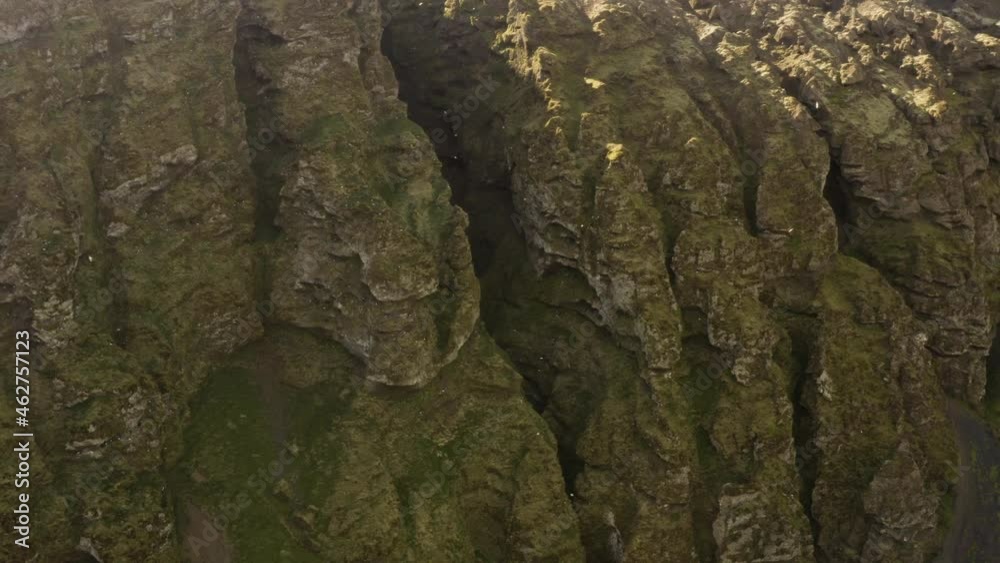 The cliffs along the coast of Snaefellsnes make great nesting grounds for seabirds in Iceland The cliffs along the coast of Snaefellsnes make great nesting grounds for seabirds in Iceland